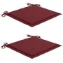 Gartenstühle, 2 Stück Massivholz aus Teakholz mit Kissen von , Gartenstühle - Ref: Foro24-3062925, Preis: 228,97 €, Rabatt: %