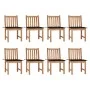Gartenstühle 8 Einheiten Teakholz mit Kissen von , Gartenstühle - Ref: Foro24-3073149, Preis: 918,92 €, Rabatt: %