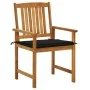 Garden chairs with cushions 8 pcs solid acacia wood by , Garden chairs - Ref: Foro24-3078173, Price: 625,72 €, Discount: %