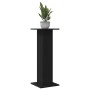 Soporte de plantas 2 pcs Roble negro 30 x 30 x 80 cm