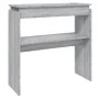 Gray Sonoma plywood console table 80x30x80 cm by , Side tables - Ref: Foro24-815217, Price: 44,38 €, Discount: %