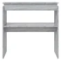Gray Sonoma plywood console table 80x30x80 cm by , Side tables - Ref: Foro24-815217, Price: 44,38 €, Discount: %
