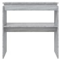 Mesa consola madera contrachapada gris Sonoma 80x30x80 cm de , Mesas auxiliares - Ref: Foro24-815217, Precio: 46,52 €, Descue...