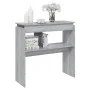 Gray Sonoma plywood console table 80x30x80 cm by , Side tables - Ref: Foro24-815217, Price: 44,38 €, Discount: %