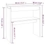 Gray Sonoma plywood console table 80x30x80 cm by , Side tables - Ref: Foro24-815217, Price: 44,38 €, Discount: %