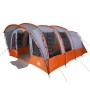Tienda de campaña familiar túnel 8 personas impermeable gris by , tents - Ref: Foro24-94751, Price: 218,76 €, Discount: %