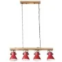Lámpara de techo rojo desgastado 25 W E27 90x24x111 cm by , Lamps - Ref: Foro24-371837, Price: 93,41 €, Discount: %
