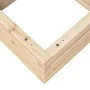 Pflanzgefäß aus massivem Kiefernholz, 50 x 50 x 23 cm von , Töpfe und Pflanzgefäße - Ref: Foro24-847183, Preis: 53,75 €, Raba...