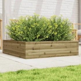 Pflanzgefäß aus imprägniertem Kiefernholz, 90 x 90 x 23 cm von , Töpfe und Pflanzgefäße - Ref: Foro24-847207, Preis: 76,71 €,...