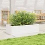 Solid white pine wood planter 90x40x23 cm by , Pots and planters - Ref: Foro24-847224, Price: 79,18 €, Discount: %