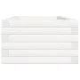 Solid white pine wood planter 90x40x23 cm by , Pots and planters - Ref: Foro24-847224, Price: 79,18 €, Discount: %