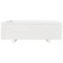 Jardinera de madera maciza de pino blanca 80x80x26,5 cm de , Maceteros y jardineras - Ref: Foro24-847309, Precio: 100,10 €, D...