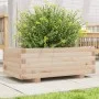 Solid pine wood planter 70x40x26.5 cm by , Pots and planters - Ref: Foro24-847328, Price: 58,04 €, Discount: %