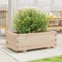 Pflanzgefäß aus massivem Kiefernholz, 70 x 40 x 26,5 cm von , Töpfe und Pflanzgefäße - Ref: Foro24-847328, Preis: 58,04 €, Ra...