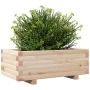 Solid pine wood planter 70x40x26.5 cm by , Pots and planters - Ref: Foro24-847328, Price: 58,04 €, Discount: %