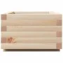 Solid pine wood planter 70x40x26.5 cm by , Pots and planters - Ref: Foro24-847328, Price: 58,04 €, Discount: %