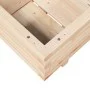 Solid pine wood planter 70x40x26.5 cm by , Pots and planters - Ref: Foro24-847328, Price: 58,04 €, Discount: %
