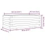 Solid pine wood planter 70x40x26.5 cm by , Pots and planters - Ref: Foro24-847328, Price: 58,04 €, Discount: %