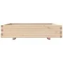 Jardinera de madera maciza de pino 110x110x26,5 cm de , Maceteros y jardineras - Ref: Foro24-847323, Precio: 107,13 €, Descue...