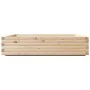 Jardinera de madera maciza de pino 110x110x26,5 cm de , Maceteros y jardineras - Ref: Foro24-847323, Precio: 107,13 €, Descue...
