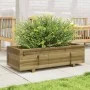 Impregnated pine wood planter 90x40x26.5 cm by , Pots and planters - Ref: Foro24-847337, Price: 88,04 €, Discount: %