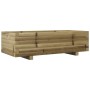 Impregnated pine wood planter 90x40x26.5 cm by , Pots and planters - Ref: Foro24-847337, Price: 89,43 €, Discount: %