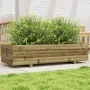 Pflanzgefäß aus imprägniertem Kiefernholz, 110 x 40 x 26,5 cm von , Töpfe und Pflanzgefäße - Ref: Foro24-847342, Preis: 105,0...
