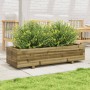 Pflanzgefäß aus imprägniertem Kiefernholz, 110 x 40 x 26,5 cm von , Töpfe und Pflanzgefäße - Ref: Foro24-847342, Preis: 106,3...