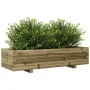 Pflanzgefäß aus imprägniertem Kiefernholz, 110 x 40 x 26,5 cm von , Töpfe und Pflanzgefäße - Ref: Foro24-847342, Preis: 105,0...