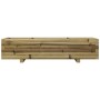 Impregnated pine wood planter 110x40x26.5 cm by , Pots and planters - Ref: Foro24-847342, Price: 106,32 €, Discount: %