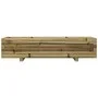 Impregnated pine wood planter 110x40x26.5 cm by , Pots and planters - Ref: Foro24-847342, Price: 105,00 €, Discount: %