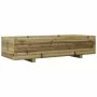 Pflanzgefäß aus imprägniertem Kiefernholz, 110 x 40 x 26,5 cm von , Töpfe und Pflanzgefäße - Ref: Foro24-847342, Preis: 105,0...