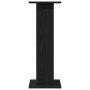 Soporte de plantas 2 pcs Roble negro 30 x 30 x 80 cm
