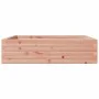 Jardinera de madera maciza Douglas 90x90x23 cm by , Pots and planters - Ref: Foro24-847206, Price: 93,46 €, Discount: %