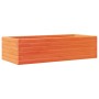 Jardinera de madera maciza pino marrón cera 90x40x23 cm by , Pots and planters - Ref: Foro24-847225, Price: 65,82 €, Discount: %