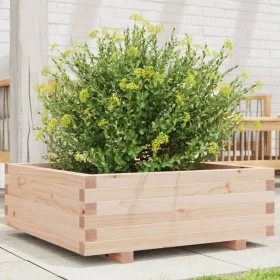 Jardinera de madera maciza de pino 70x70x26,5 cm by , Pots and planters - Ref: Foro24-847303, Price: 73,66 €, Discount: %