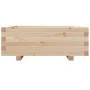 Jardinera de madera maciza de pino 70x70x26,5 cm by , Pots and planters - Ref: Foro24-847303, Price: 73,66 €, Discount: %