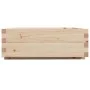 Jardinera de madera maciza de pino 70x70x26,5 cm by , Pots and planters - Ref: Foro24-847303, Price: 73,66 €, Discount: %