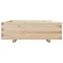 Jardinera de madera maciza de pino 80x80x26,5 cm by , Pots and planters - Ref: Foro24-847308, Price: 75,60 €, Discount: %