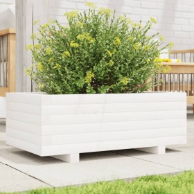Massive Holzblumenkasten aus weißer Kiefer 70x40x26,5 cm von , Töpfe und Pflanzgefäße - Ref: Foro24-847329, Preis: 69,64 €, R...