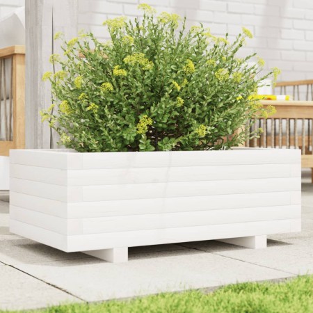 Massive Holzblumenkasten aus weißer Kiefer 70x40x26,5 cm von , Töpfe und Pflanzgefäße - Ref: Foro24-847329, Preis: 69,64 €, R...