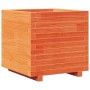 Jardinera madera maciza de pino marrón cera 50x50x49,5 cm by , Pots and planters - Ref: Foro24-847355, Price: 106,83 €, Disco...