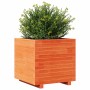 Jardinera madera maciza de pino marrón cera 50x50x49,5 cm by , Pots and planters - Ref: Foro24-847355, Price: 106,83 €, Disco...