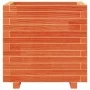 Jardinera madera maciza de pino marrón cera 50x50x49,5 cm by , Pots and planters - Ref: Foro24-847355, Price: 95,18 €, Discou...