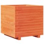 Jardinera madera maciza de pino marrón cera 50x50x49,5 cm by , Pots and planters - Ref: Foro24-847355, Price: 106,83 €, Disco...