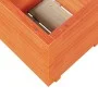 Jardinera madera maciza de pino marrón cera 50x50x49,5 cm by , Pots and planters - Ref: Foro24-847355, Price: 95,18 €, Discou...