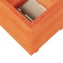 Jardinera madera maciza de pino marrón cera 50x50x49,5 cm by , Pots and planters - Ref: Foro24-847355, Price: 106,83 €, Disco...
