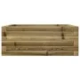 Jardinera de madera de pino impregnada 60x60x23 cm de , Maceteros y jardineras - Ref: Foro24-847192, Precio: 54,58 €, Descuen...