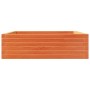 Jardinera de madera maciza pino marrón cera 80x80x23 cm by , Pots and planters - Ref: Foro24-847200, Price: 77,62 €, Discount: %