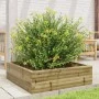 Jardinera de madera de pino impregnada 80x80x23 cm von , Töpfe und Pflanzgefäße - Ref: Foro24-847202, Preis: 69,66 €, Rabatt: %